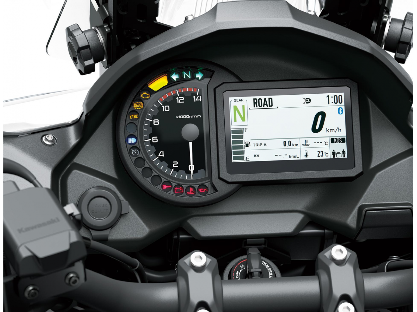 Мотоцикл KAWASAKI Versys 1100 S (Metallic Graphite Gray / Metallic Diablo Black) 2025